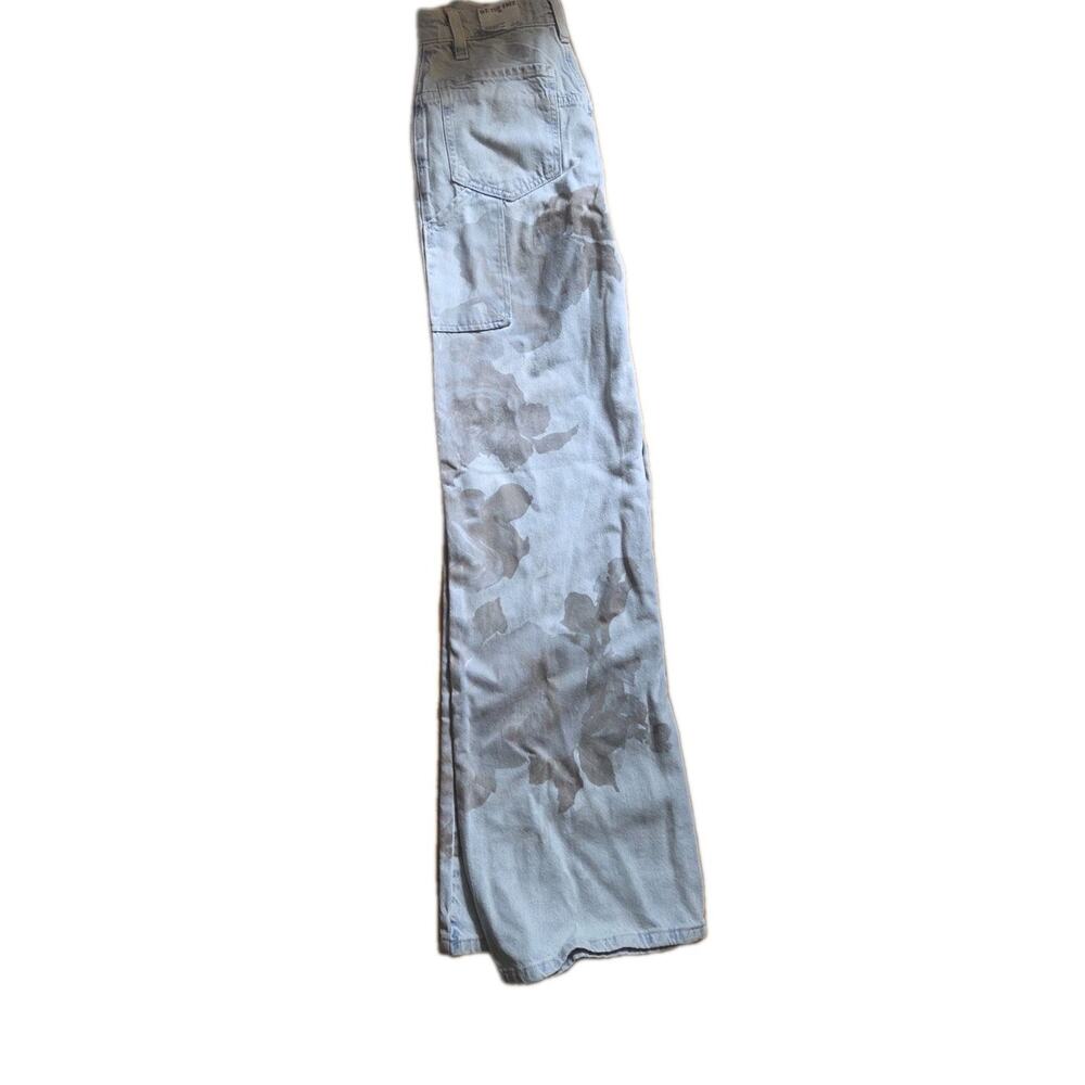 We The Free Tinsley Baggy High-Rise Printed Jeans Sz 26 - Picture 8 of 9